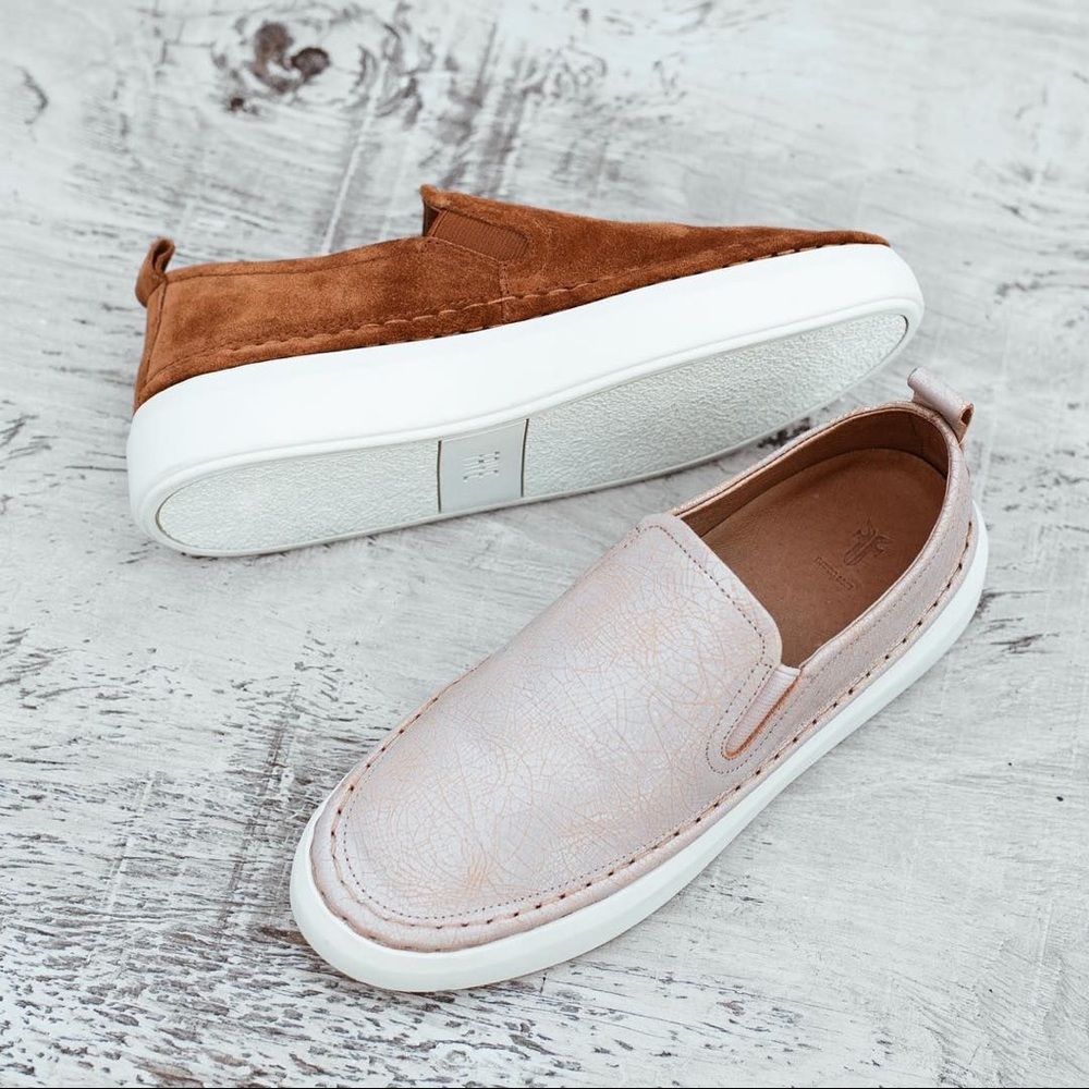 🆕 FRYE Brea Lilac Slip On Platform Sneakers 9.5